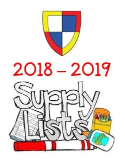 Supply Lists 2018-2019