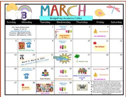 March Calendar 